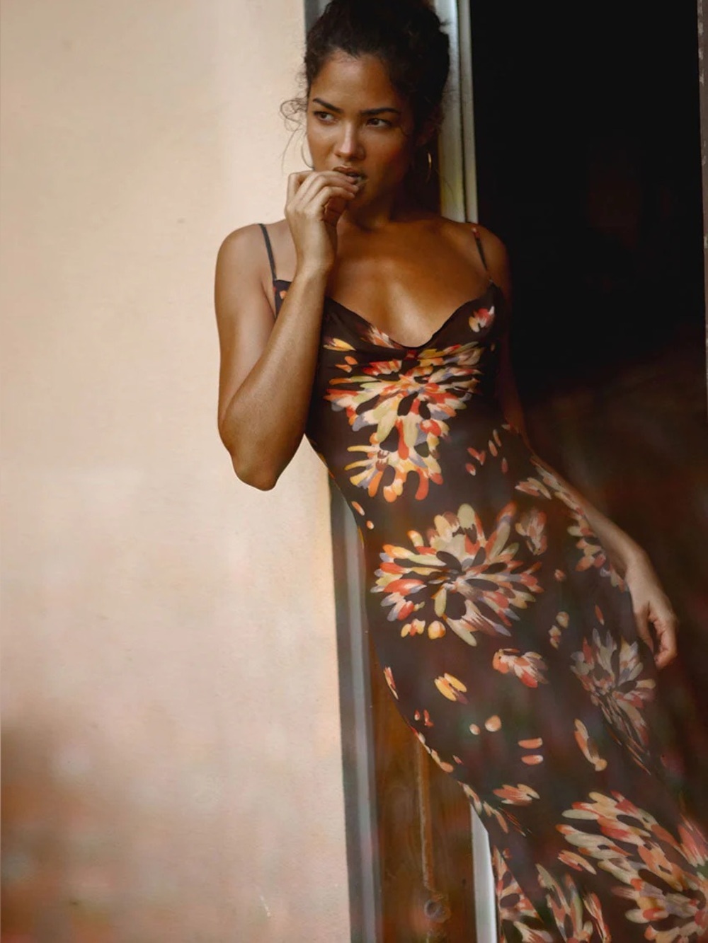 Rat & Boa Catarina Dress Long Maxi Gown Black Floral XS - Picture 13 of 17
